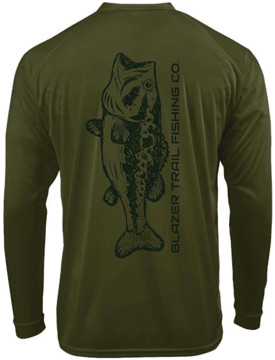 Big Bass Fishing Co. Adult Long Sleeve Performance