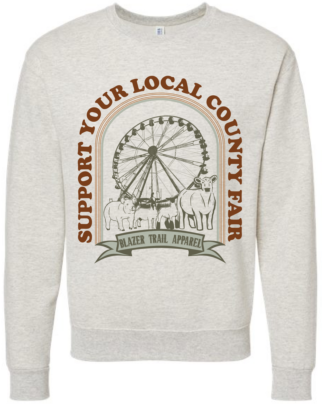 Local County Fair Adult Sweatshirt