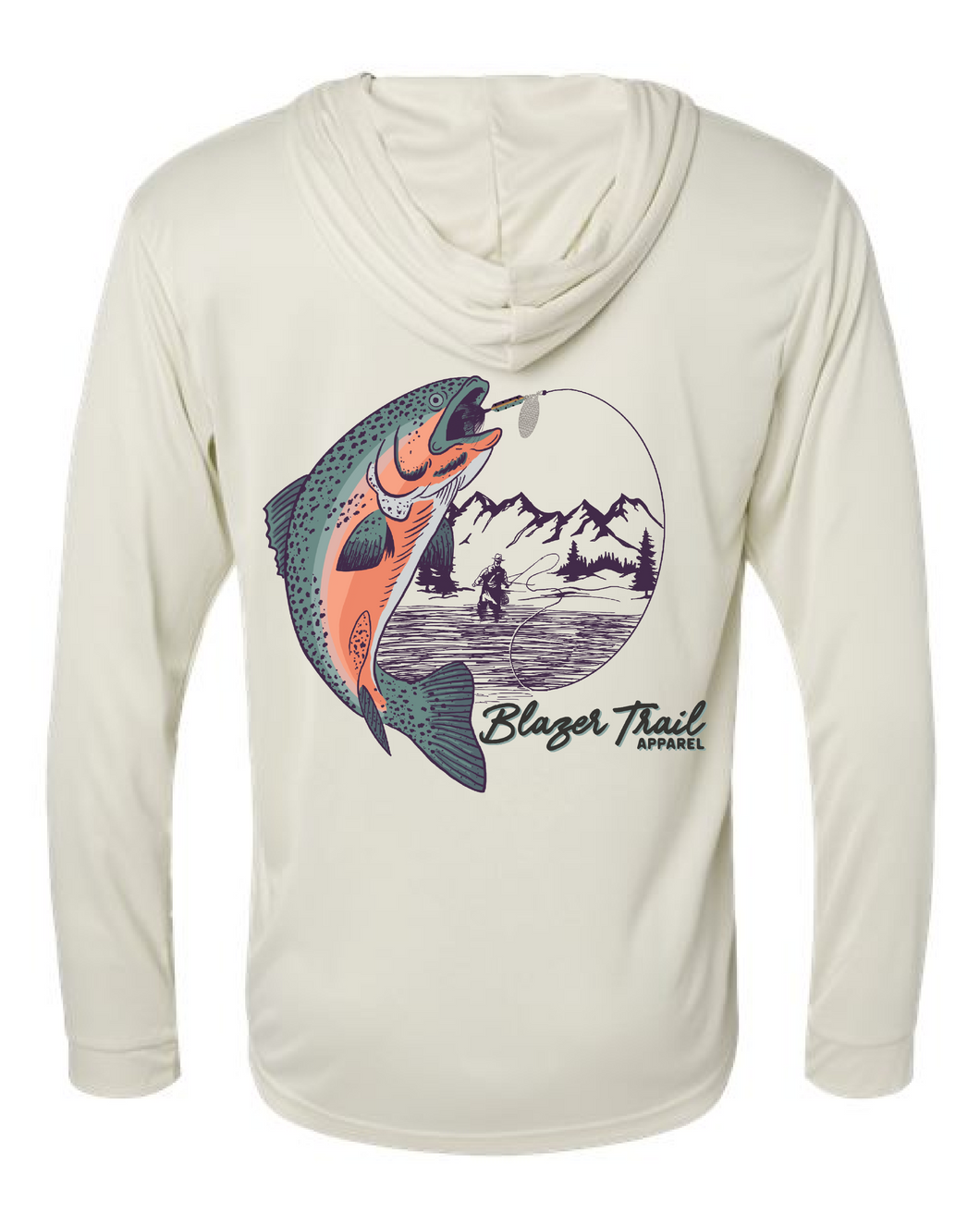 Fly Fisherman Adult Long Sleeve Performance