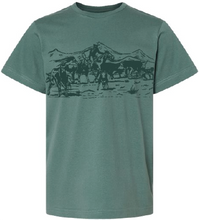 Load image into Gallery viewer, Gatherin&#39; Calves Kid&#39;s Western Graphic Tee
