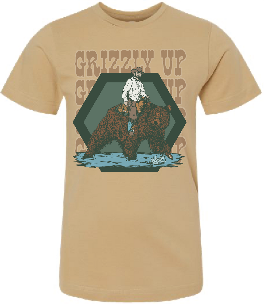 Grizzly Up Youth Graphic Tee