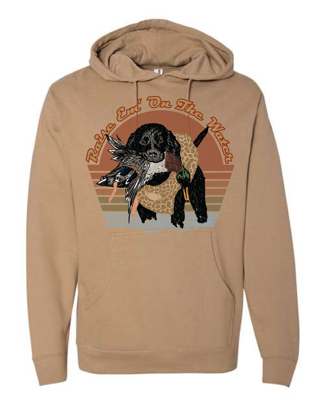 Raise Em' On The Water Adult Hoodie