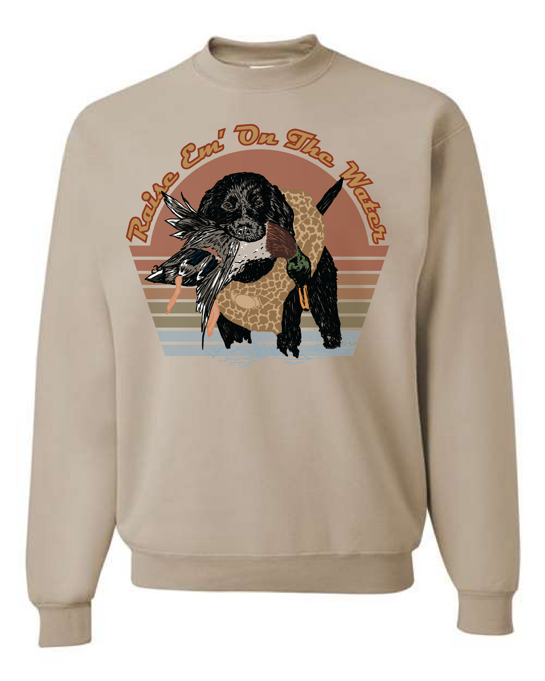 Raise Em' On The Water Adult Sweatshirt