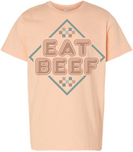 Load image into Gallery viewer, Retro Eat Beef Youth Graphic Tee
