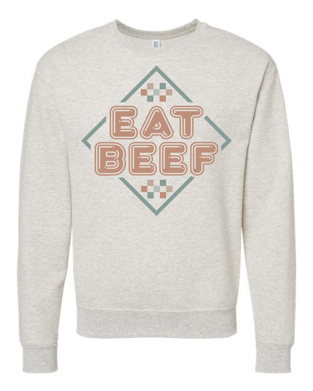 Retro Eat Beef Adult Sweatshirt