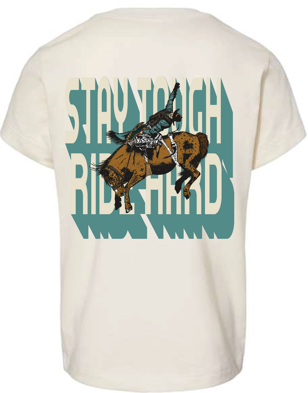 Stay Tough Ride Hard Youth Graphic Tee