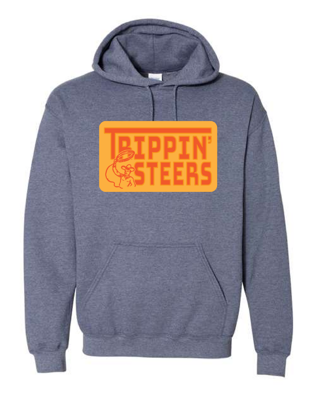 Trippin' Steers Adult Hoodie