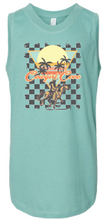 Load image into Gallery viewer, Checkered Cowgirl Cove Girl&#39;s Western Graphic Tee
