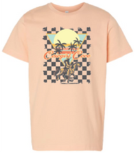 Load image into Gallery viewer, Checkered Cowgirl Cove Girl&#39;s Western Graphic Tee
